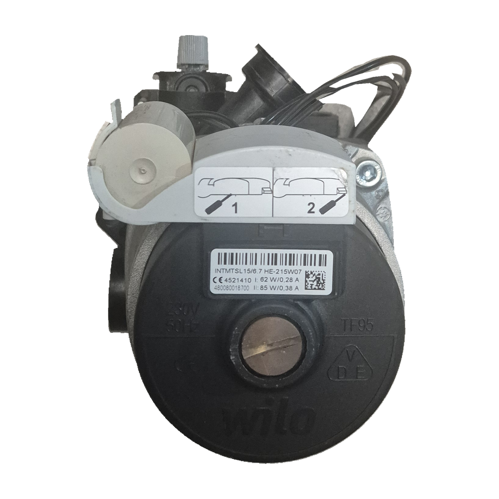 Bomba Wilo INTMTSL15/6.7 HE-215W07 · Ariston 60000591 para CLASS 35 EVO: Pieza completa