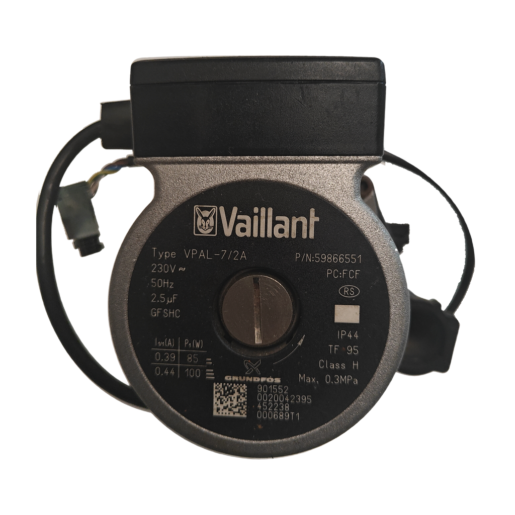 Bomba circuladora Grundfos VPAL-7/2A · 59866551 para Vaillant ecoTEC plus 637, 837 y 937: vista